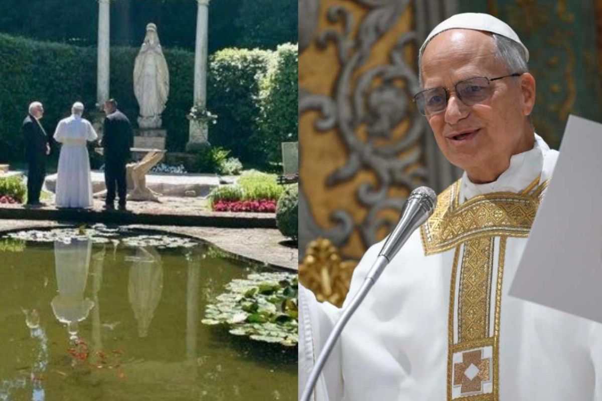 Il Papa nella residenza di Castel Gandolfo