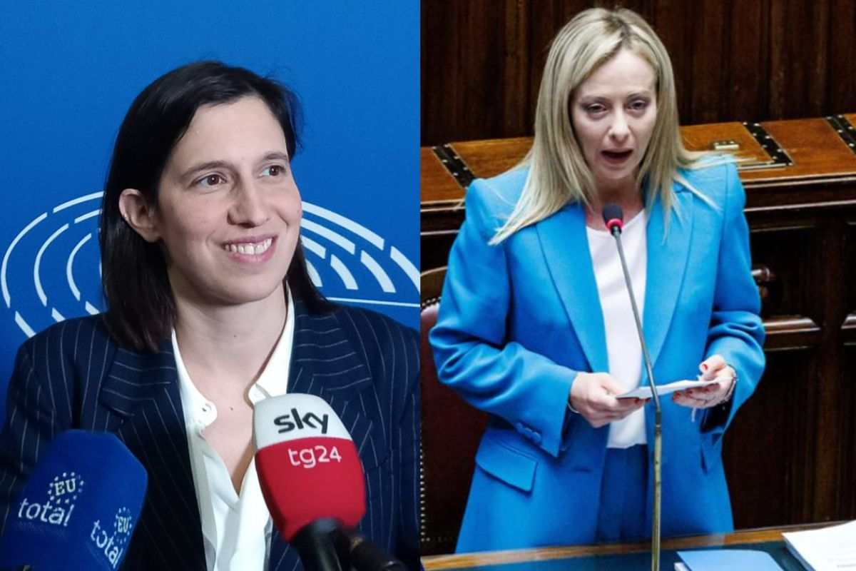 Le antagoniste Elly Schlein e Giorgia Meloni