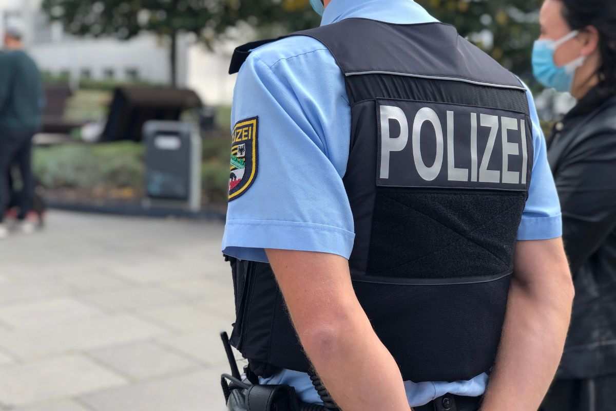 Polizia sul luogo della tragedia