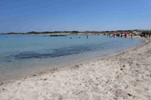 Spiaggia maltempo