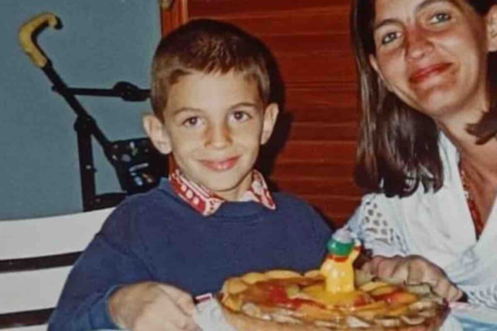 Achille Lauro da piccolo