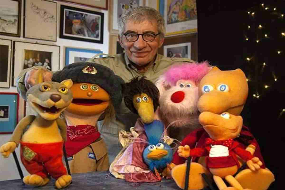 Enrico Valenti con le sue creature