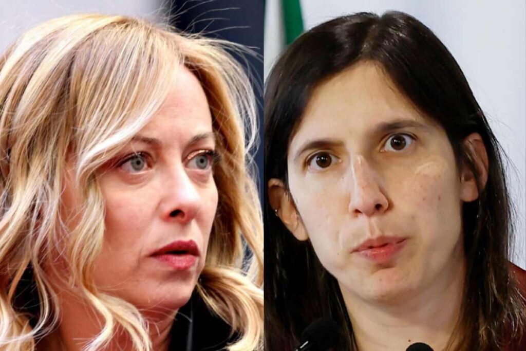 Giorgia Meloni Elly Schlein