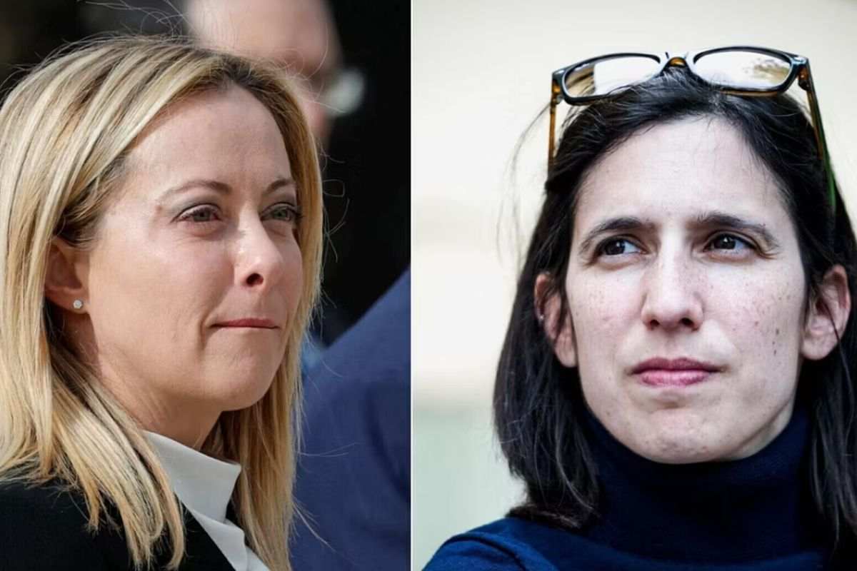 Le leader di FdI e PD