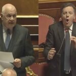carlo nordio e matteo renzi in parlamento