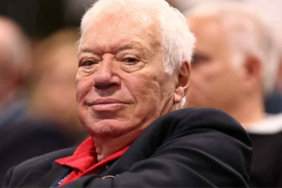 L'ex tennista Nicola Pietrangeli