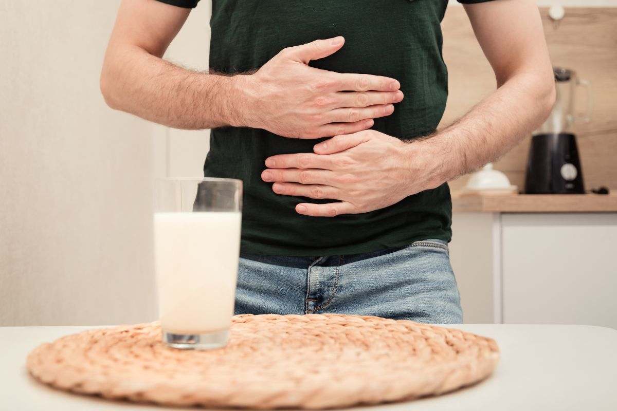 Sensazione di malessere dopo aver bevuto latte