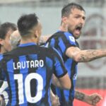 acerbi esulta con lautaro