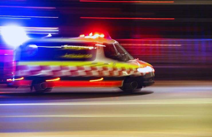 ambulanza che sfreccia